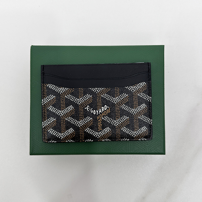 ゴヤール ユニセックス ブラック サンシュルピス カードホルダー - Saint Sulpice  - gow104x