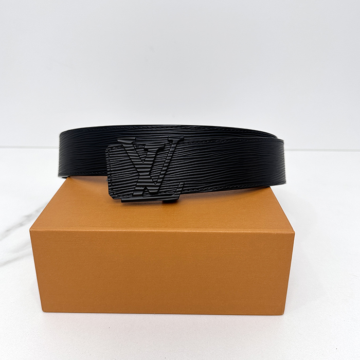   Belt,4.0cm,LOUBT0176 - ルイヴィトンメンズレザーベルト,4.0cm,ブラック