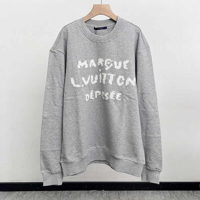 ルイヴィトン メンズ ラウンドネックスウェット -  Round- lvc8354x