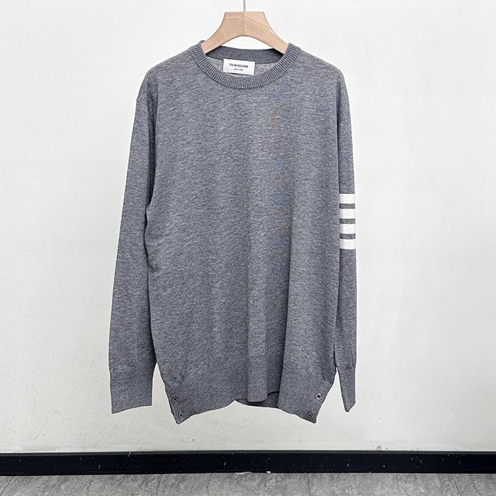 トムブラウン メンズ グレー ニット - Gray Knits - th104x