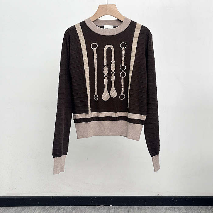 エルメス レディース ラウンドネックセーター -   Knitwear - hec5663x