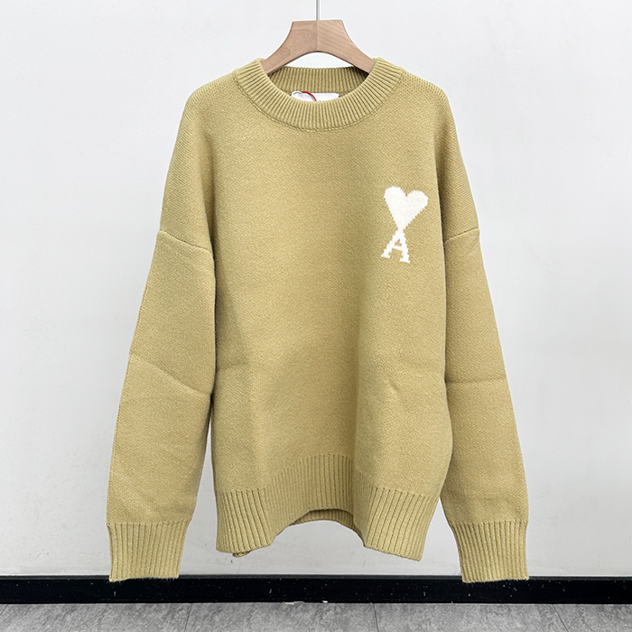 アーミーユニセックス ラウンドネックニット - AmiKnitwear - amc8801x