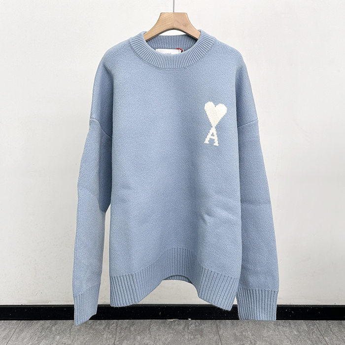 アーミーユニセックス ラウンドネックニット - AmiKnitwear - amc8802x