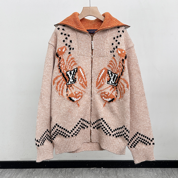 ルイヴィトン メンズ ジップアップ セーター -   er - lvc8811x