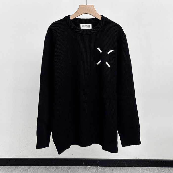 メゾンマルジェラ メンズ ラウンドネックニット - Maison margiela Knitwear - mac8405x