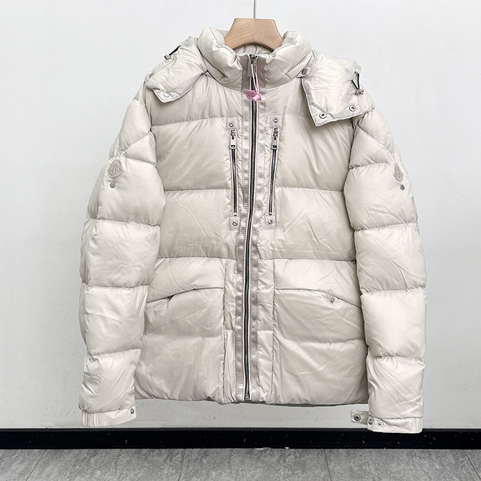 モンクレール メンズ ホワイト パディング - White  - mo242x