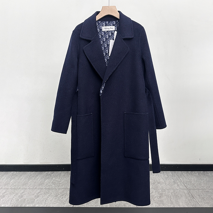 ディオール レディース ベルト リバーシブル コート -di546x