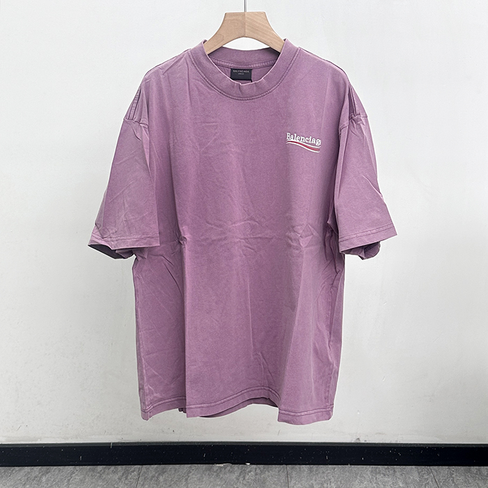 バレンシアガ メンズ ラウンドネック半袖Tシャツ -  Round- bac5019x