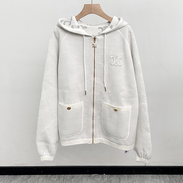 セリーヌ レディース リバーシブル フード ジャケット -  Hood  - cec8561x