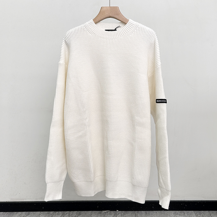 バレンシアガ メンズ ラウンドネックニット -  Knitwear - bac8522x