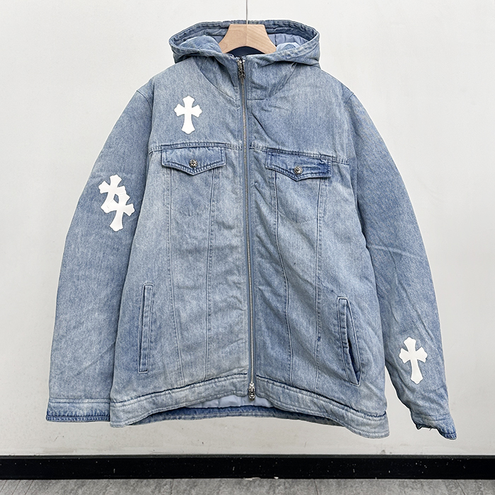 クロムハーツ メンズ デニム パディングジャケット -   - chc0050x