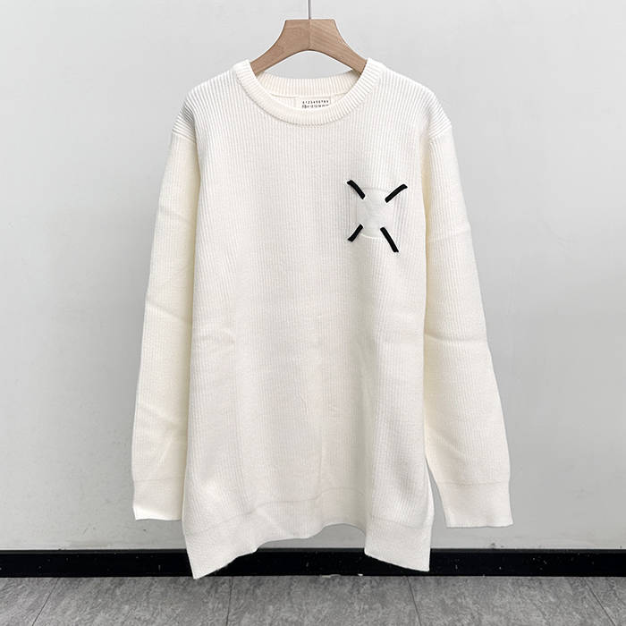 メゾンマルジェラ メンズ ラウンドネックニット - Maison margiela Knitwear - mac8404x