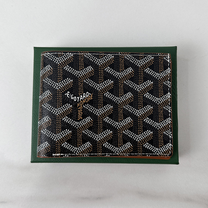 ゴヤール ユニセックス ブラックタンビクトワール 二つ折り財布 - Victoire s - gow51x