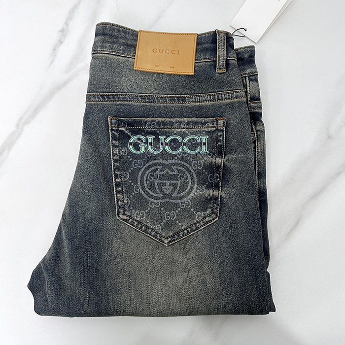 2025グッチメンズ カジュアル クラシック ジーンズ Guc02681x.ブルー