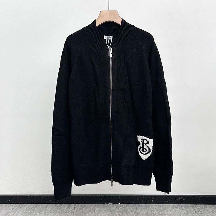 バーバリー メンズ ジップアップ セーター -  er - buc4307x