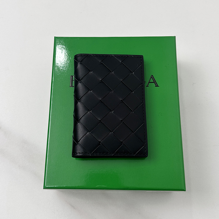 ボッテガヴェネタ メンズ ブラック イントレッチアート カード財布 - Card s - bv0150x