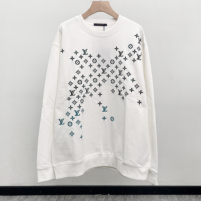 ルイヴィトン メンズ ホワイト スウェット -  White  - lv2094x