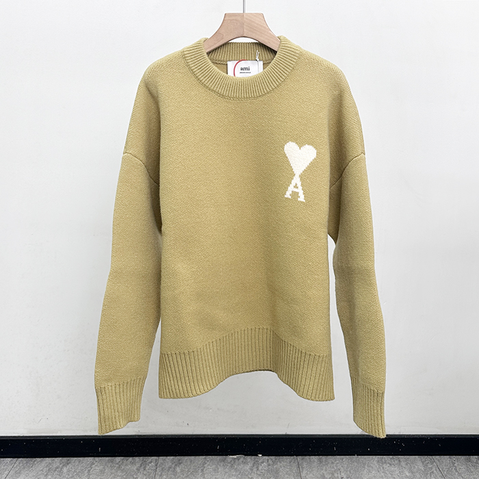 アーミーユニセックス ラウンドネックニット - AmiKnitwear - amc8801x
