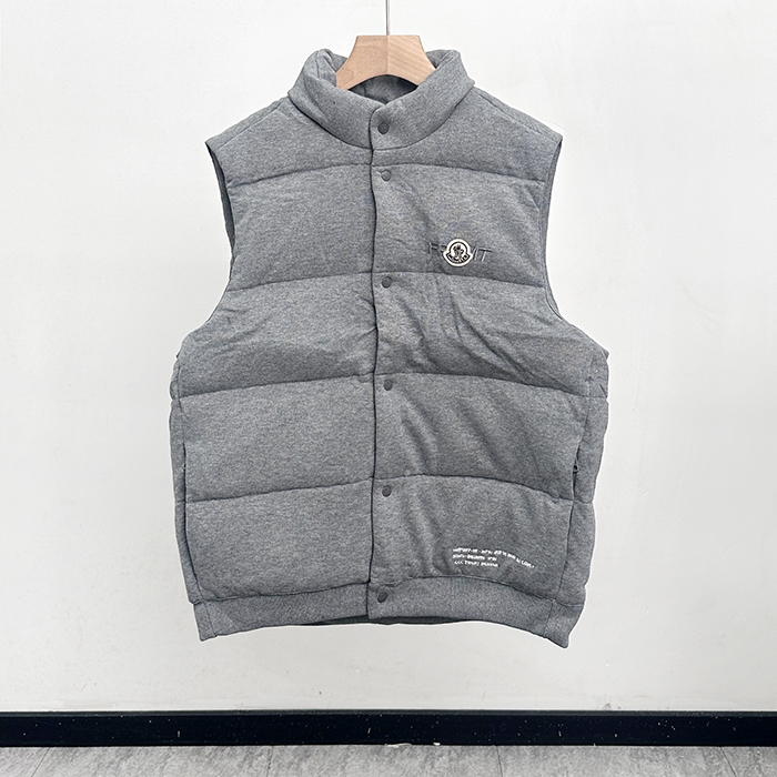 モンクレール メンズ グレー ダウン ベスト - Camel mo01436x