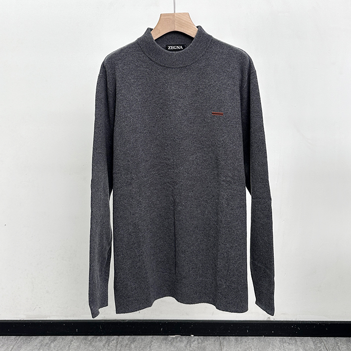  Basic  Ivory - エルメネジルドゼニア メンズ ベーシック タートルネック ウール セーター Zeg0308x Size(m - 2xl)