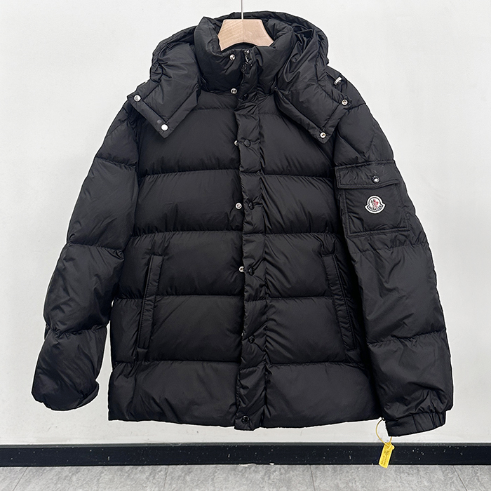 モンクレール メンズ ダックダウン ブラック パディング - Padding - mo245x