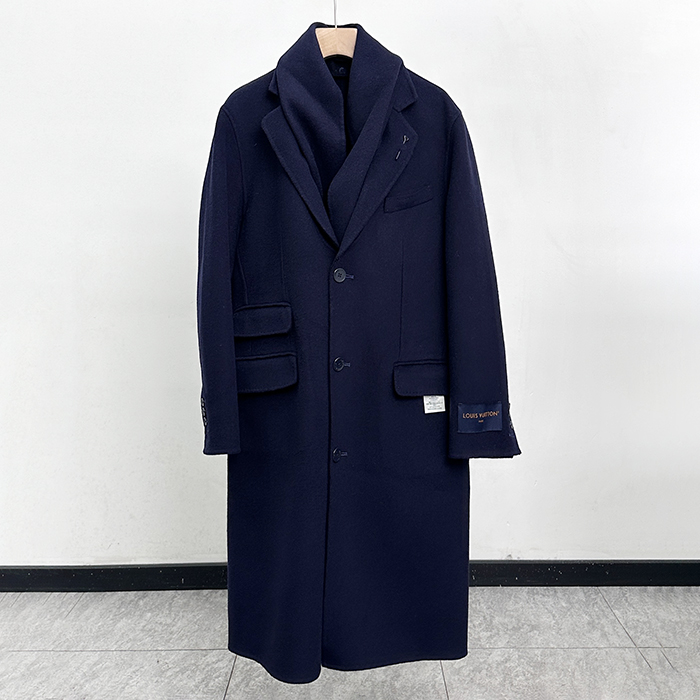ルイヴィトン メンズ ネイビー コート -   - lv2095x