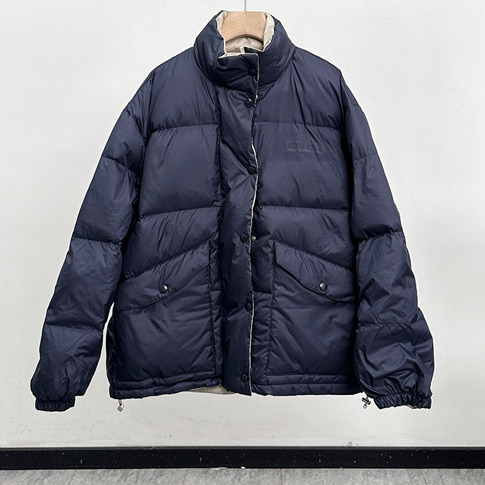 ミュウミュウ レディース リバーシブル ダウン パディング -mic4718x