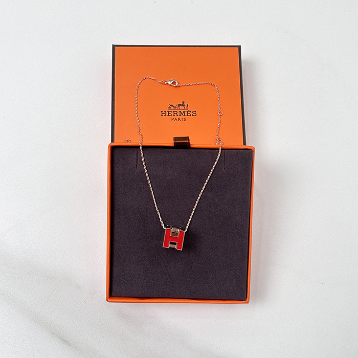 エルメス レディース レッド ネックレス -   Red - acc121x