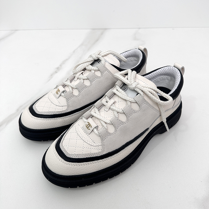 シャネルレディースレザースニーカー -chs7858x