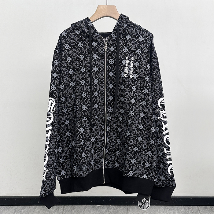 クロムハーツ メンズ ジップアップ フーディ -   Hooded - chc12204x