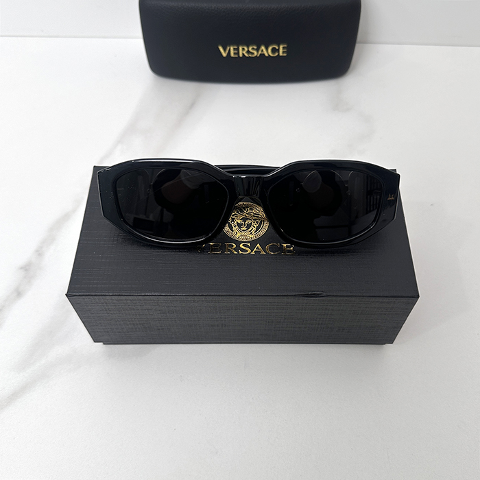  Metal Trendy Acrylic Frame  - ヴェルサーチ メンズ  メタル LOGO トレンディフレームアウターウェア Ver0221x.6