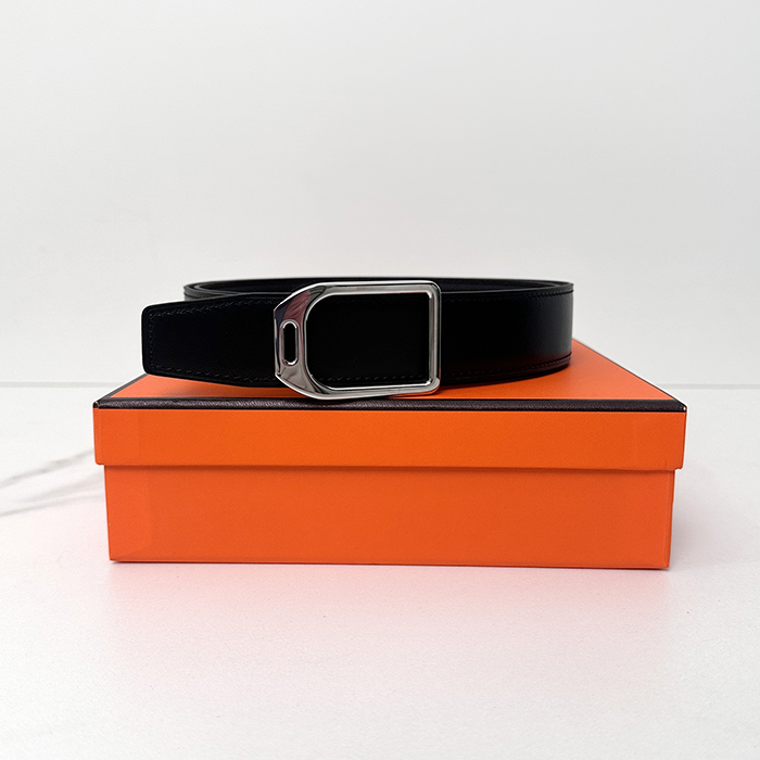 エルメス メンズ リバーシブル ジョッキー ベルト -  Jockey  - bel11x