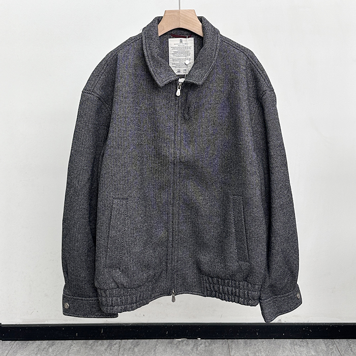 ブルネロクチネリ メンズ ベーシック ジャケット -  Cucinelli Basic  - brc12347x