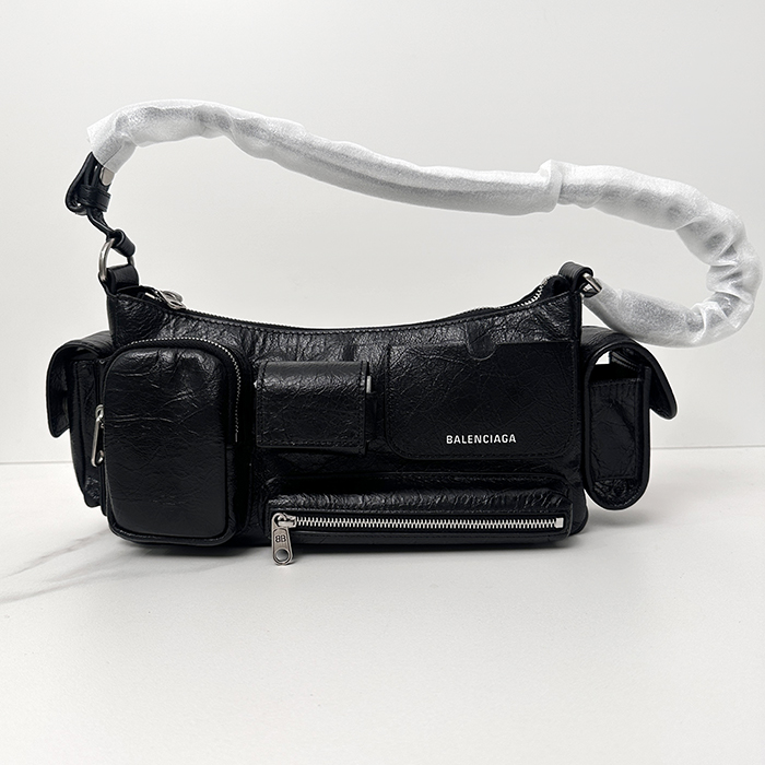 バレンシアガ ユニセックス スーパー비지 ショルダーバッグ - Supervis - bab12036x