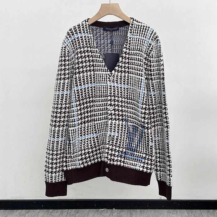 ルイヴィトン メンズ Vネック カーディガン -lvc12245x
