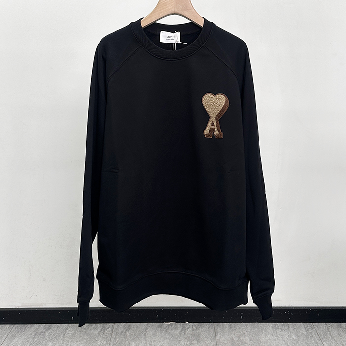 アーミーユニセックス クルーネック 長袖Tシャツ - AmiRound- amc8968x