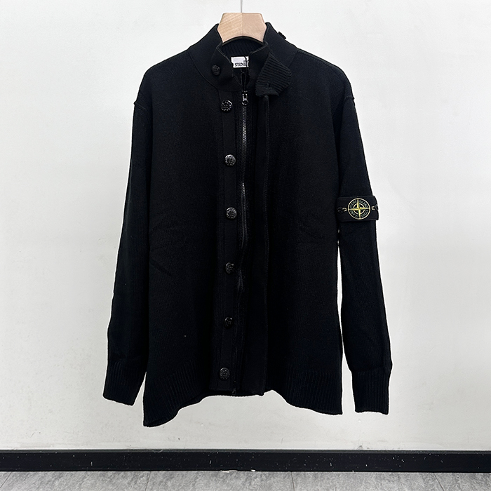 ストーンアイランド メンズ タートルネック カーディガン - Turtle-neck  - stc8662x