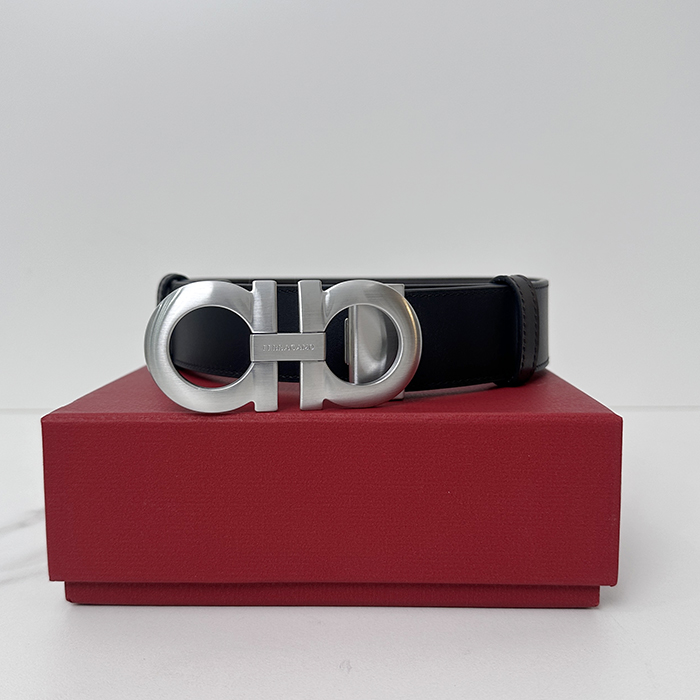 サルヴァトーレ フェラガモ メンズ ガンチーニ ベルト - Ferragamo Gancini - bel186x