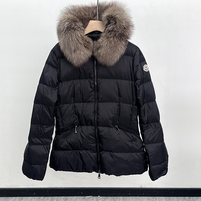 モンクレール レディース ボエド フード シアリングトリミングショート ダウン ジャケット -  Boed Hooded Shearling Trimmed Short Down  - moc9019x