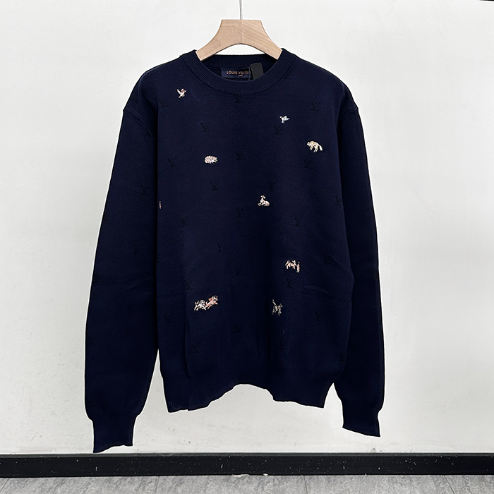 ルイヴィトン メンズ ラウンドネックセーター -  er - lvc12362x