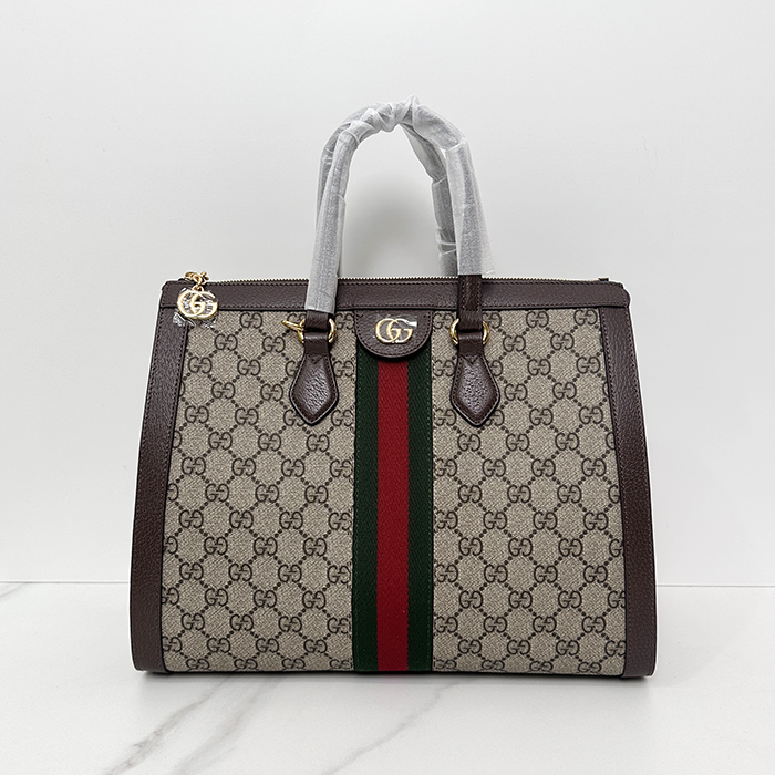   ,33CM - グッチ オフィディア シュプリーム レディース トート ショルダーバッグ 524537,GUB0324,33CM,ブラウン