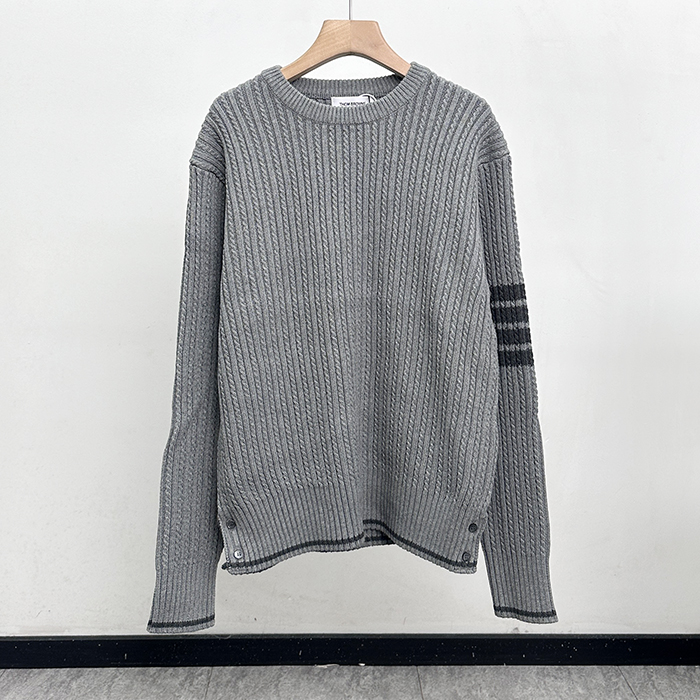 トムブラウン メンズ ラウンドネックセーター- er - thc8266x