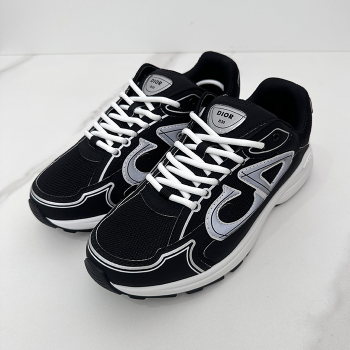 ディオール メンズ B30 ブラック ロー スニーカー  -   - di705x