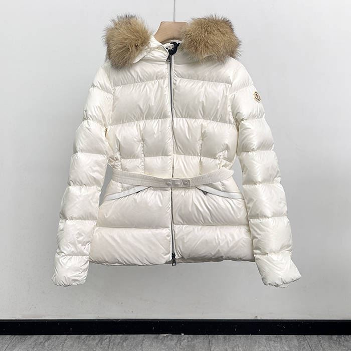 モンクレール レディース ボエド フード シアリングトリミングショート ダウン ジャケット -  Boed Hooded Shearling Trimmed Short Down  - moc9021x