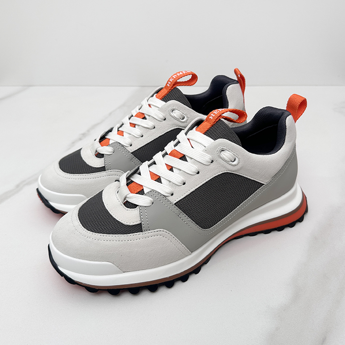 エルメス メンズ レザー スニーカー -  Leader  - hes8661x