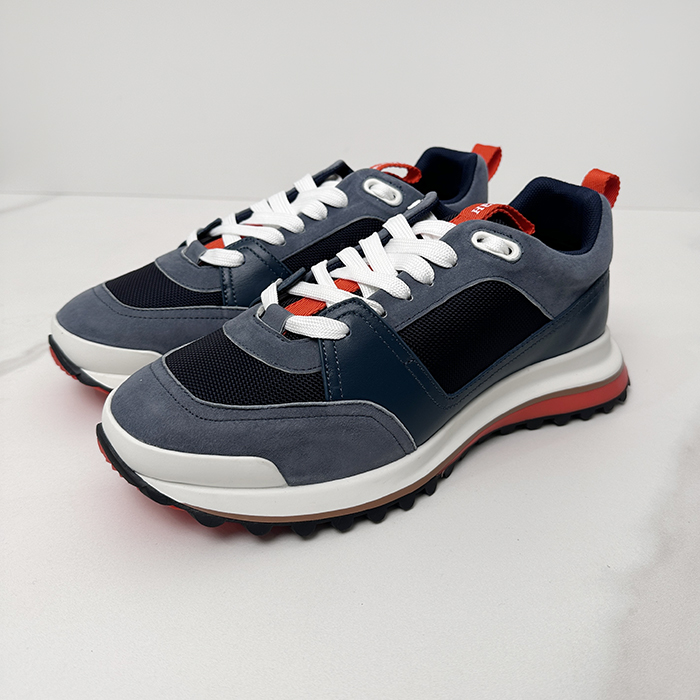 エルメス メンズ レザー スニーカー -  Leader  - hes8662x