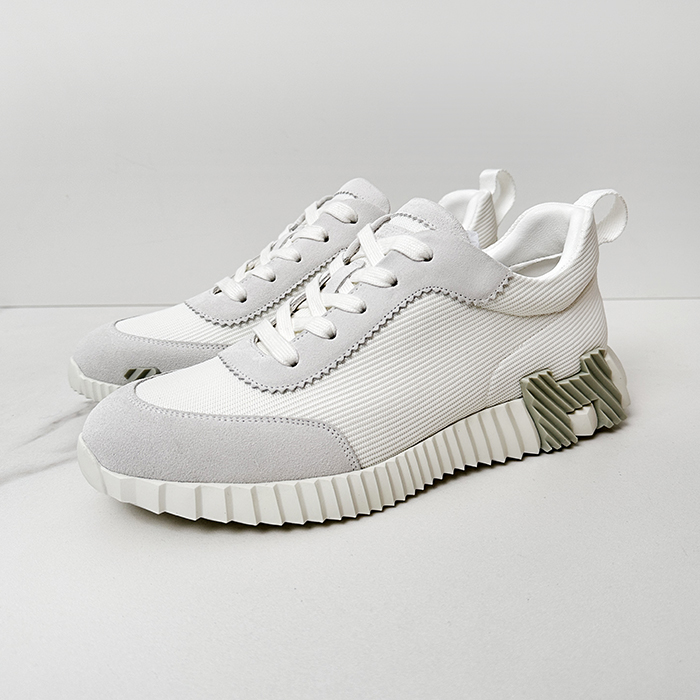 エルメス ユニセックス バウンシング スニーカー  - White  - he316x