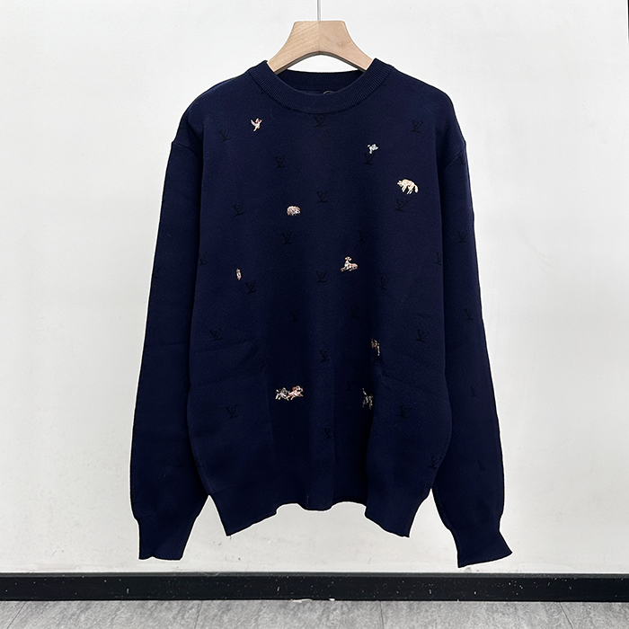 ルイヴィトン メンズ ラウンドネックセーター -  er - lvc12362x