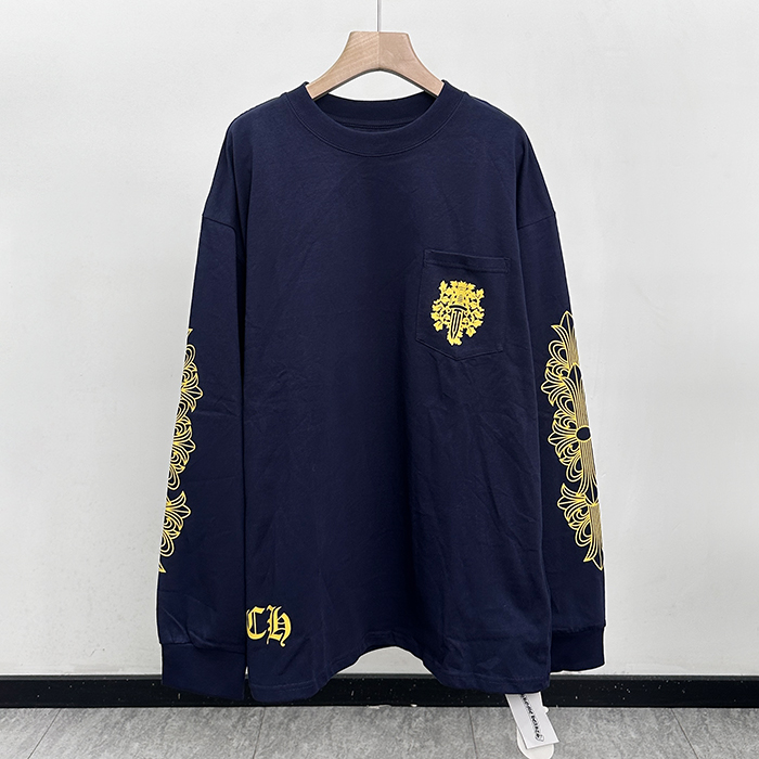 クロムハーツ メンズ ネイビー スウェット -   - chr0392x