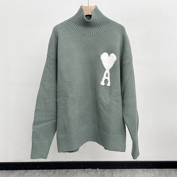 アーミーユニセックス タートルネック ニットアウターウェア - Knitwear - amc4469x